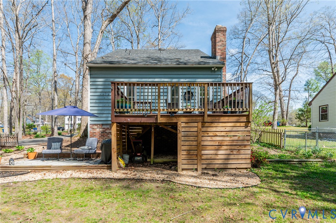1318 Unison Drive Midlothian, VA 23113 - Photo 46 of 47 a view of a house with backyard and porch