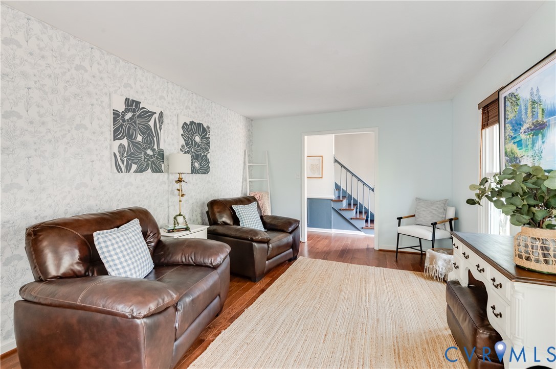 1318 Unison Drive Midlothian, VA 23113 - Photo 10 of 47 a living room with furniture and a flat screen tv