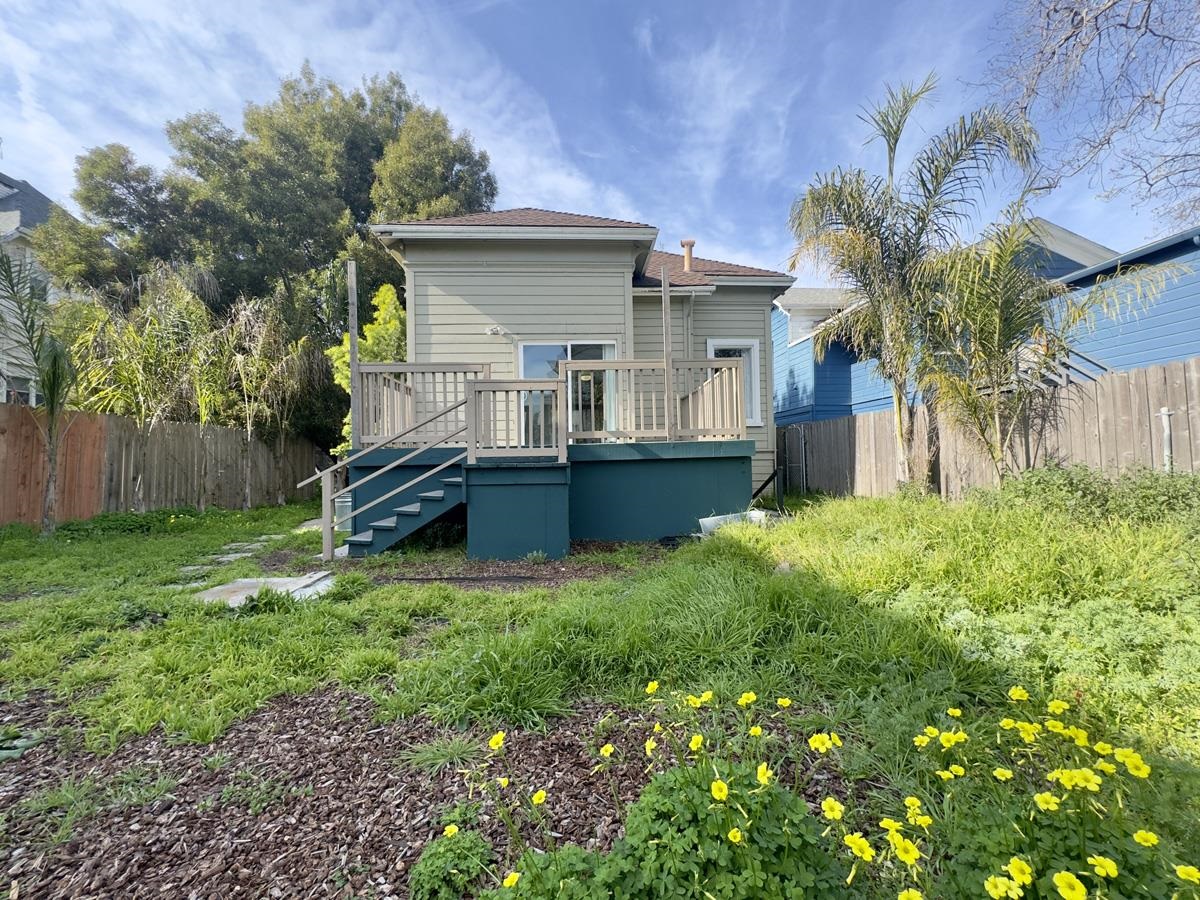 1022 Chestnut Street Oakland, CA 94607 - Photo 59 of 60 Back of house featuring a wooden deck and stairway