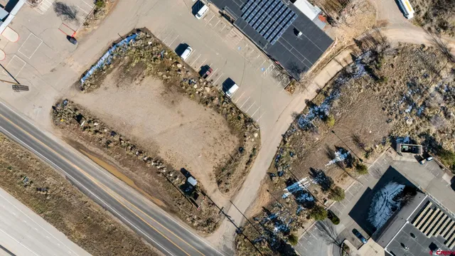 a view of a lake with a houses