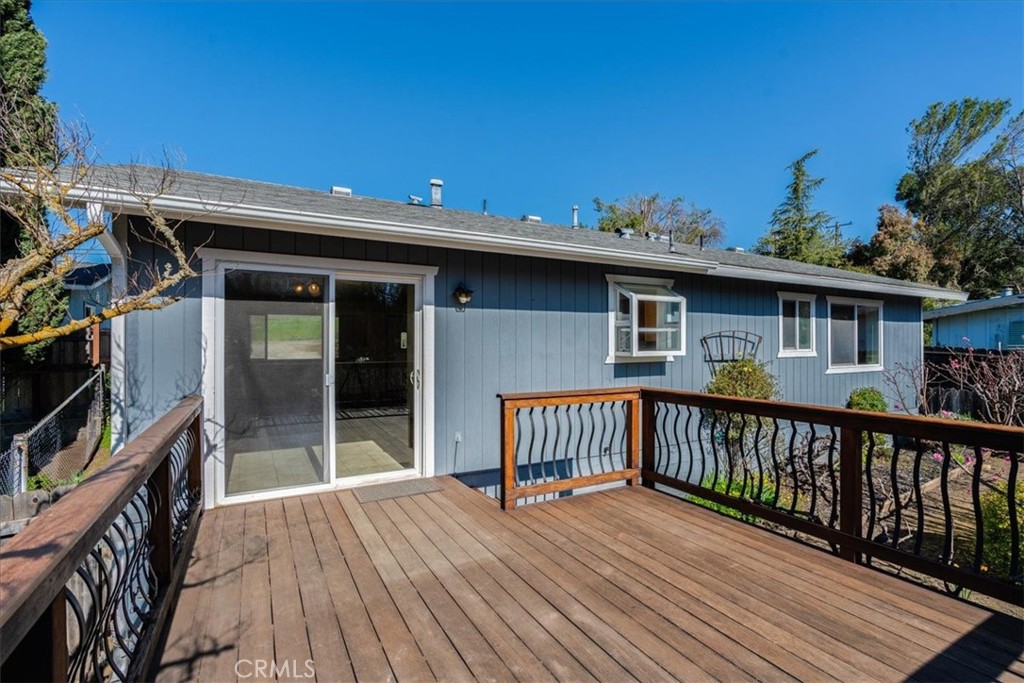9305 Santa Lucia Road Atascadero, CA 93422 - Photo 23 of 41 a view of a house with wooden deck
