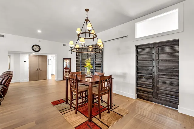 a view of a bedroom with closet area