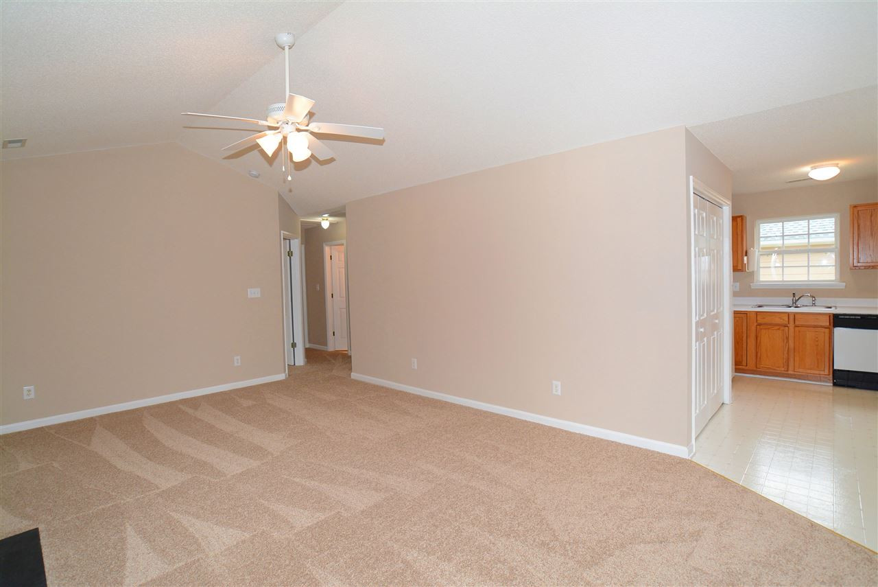 3917 Mardela Spring Drive Raleigh, NC 27616 - Photo 6 of 24 Living Room opens to the Kitchen & the Hallway. Living Room