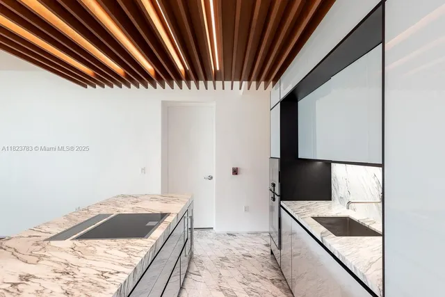 a view of kitchen and utility room