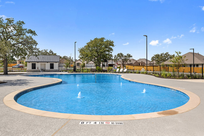 1912 Lazy Acrs Street Leander, TX 78641 - Photo 34 of 39 a view of outdoor space and swimming pool