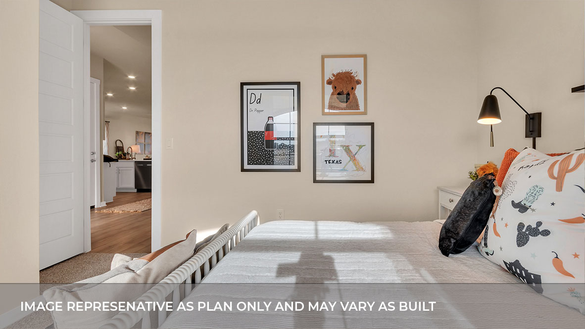 1912 Lazy Acrs Street Leander, TX 78641 - Photo 6 of 39 a view of a bedroom with furniture and hardwood floor