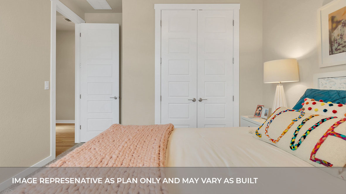 1912 Lazy Acrs Street Leander, TX 78641 - Photo 9 of 39 a bedroom with a bed and a night stand