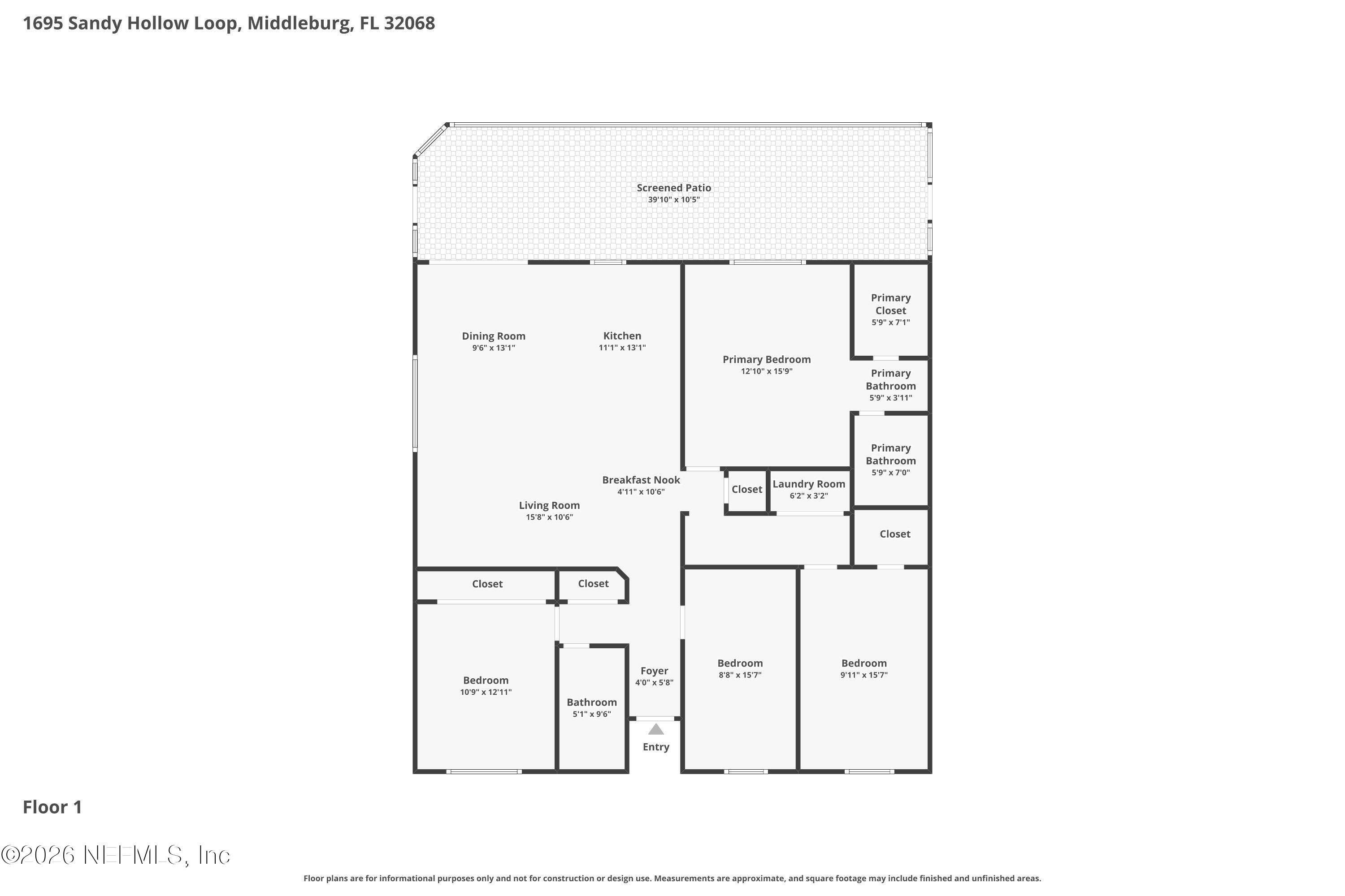 1695 Sandy Hollow Loop Middleburg, FL 32068 - Photo 49 of 49 Floor-1