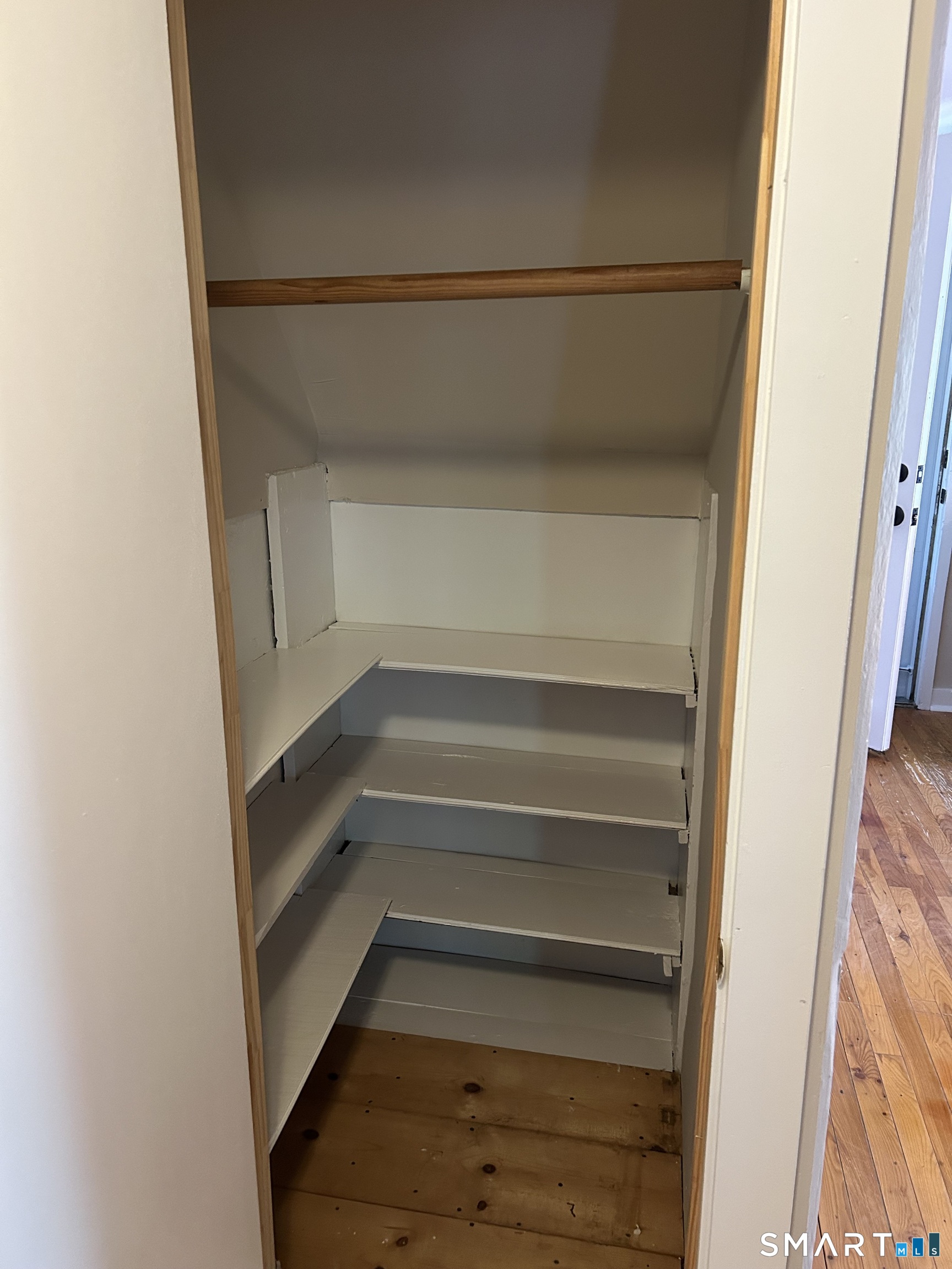 4 Weekeepeemee Road Woodbury, CT 06798 - Photo 16 of 22 a view of walk in closet with empty racks