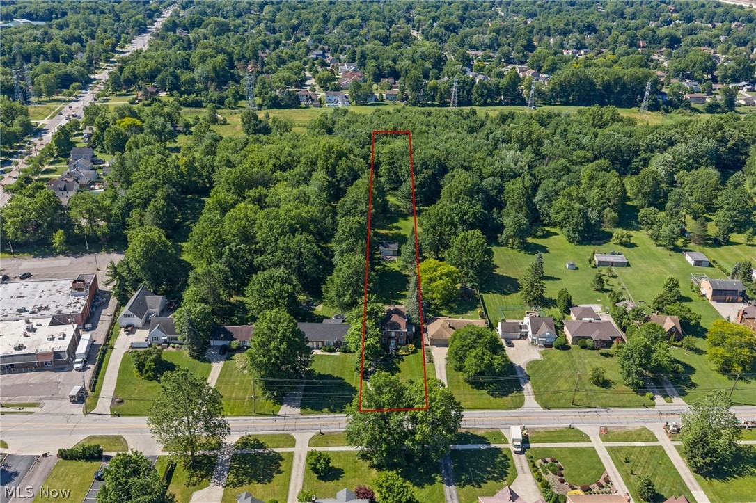 6832 Hillside Road Independence, OH 44131 - Photo 43 of 44 Aerial view of property and estimated lot lines