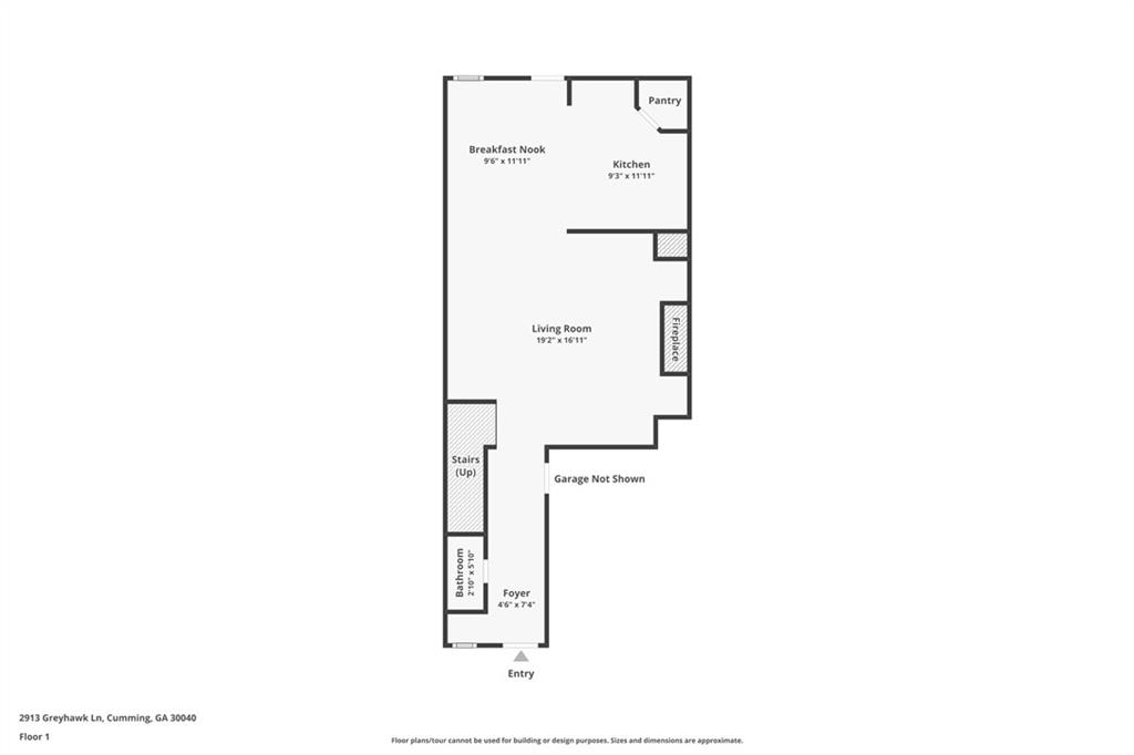 2913 Greyhawk Lane Cumming, GA 30040 - Photo 42 of 44 a picture of a floor plan