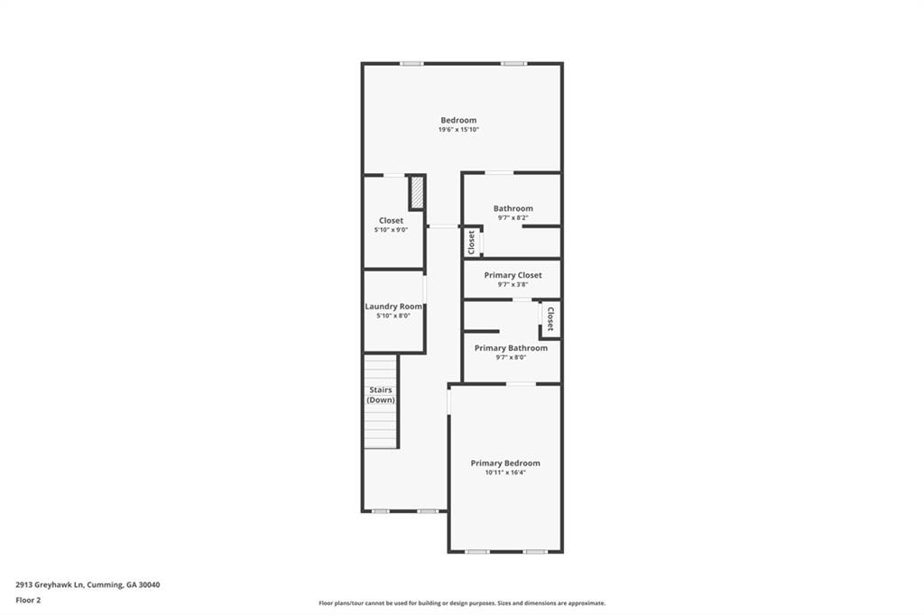 2913 Greyhawk Lane Cumming, GA 30040 - Photo 43 of 44 a picture of a floor plan