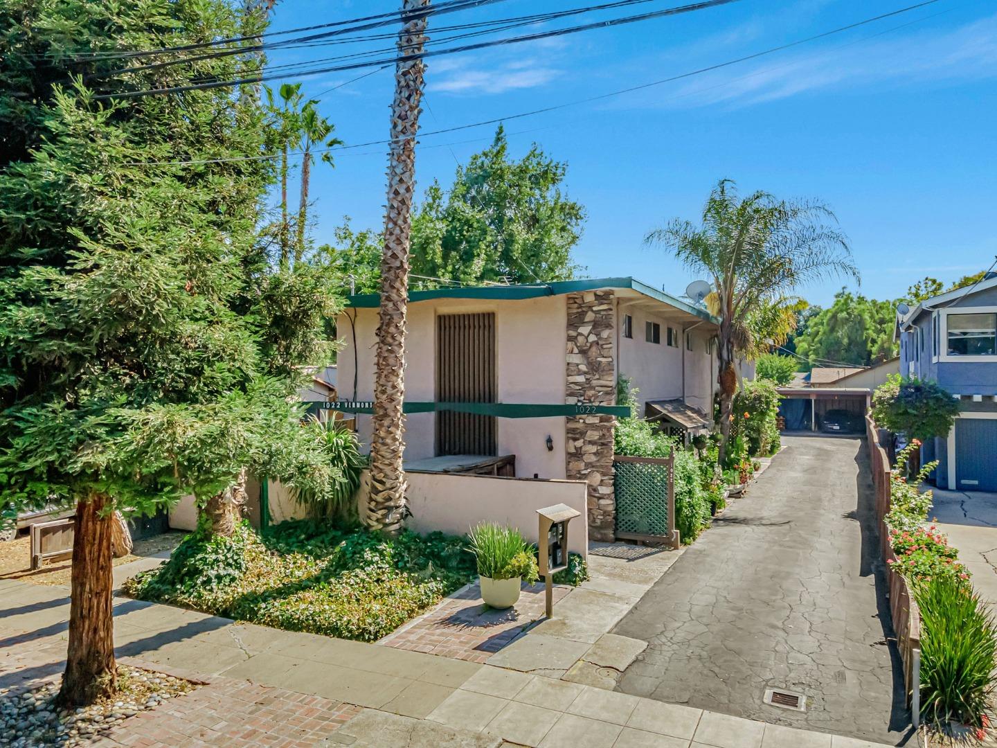 1022 Vermont Street San Jose, CA 95126 - Photo 15 of 23 a front view of a house with garden