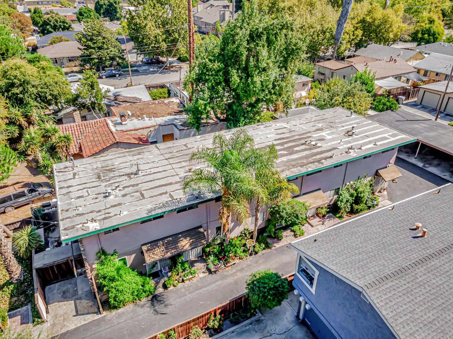 1022 Vermont Street San Jose, CA 95126 - Photo 16 of 23 an aerial view of a house with a garden and plants