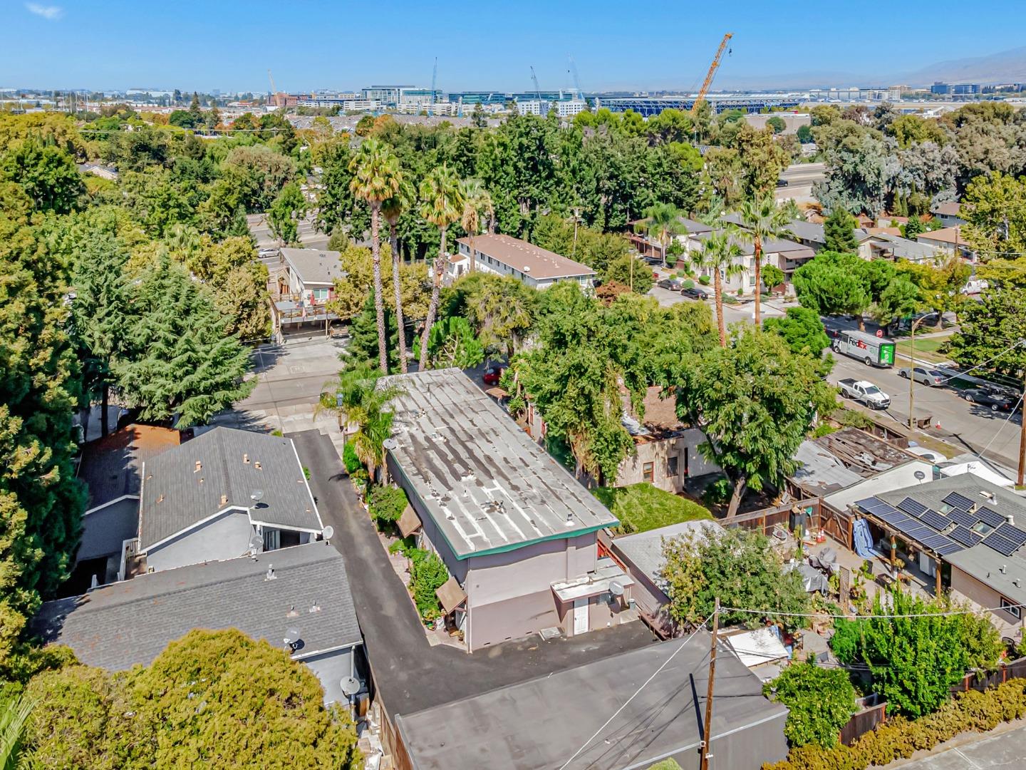 1022 Vermont Street San Jose, CA 95126 - Photo 21 of 23 an aerial view of a house with a yard