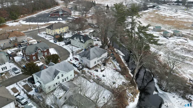 a house with trees in front of it