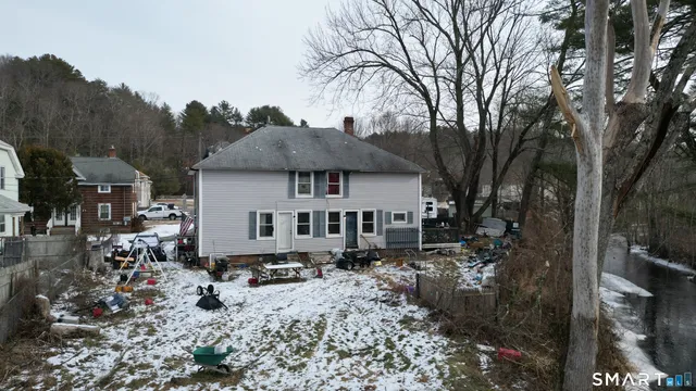a view of a house with a patio