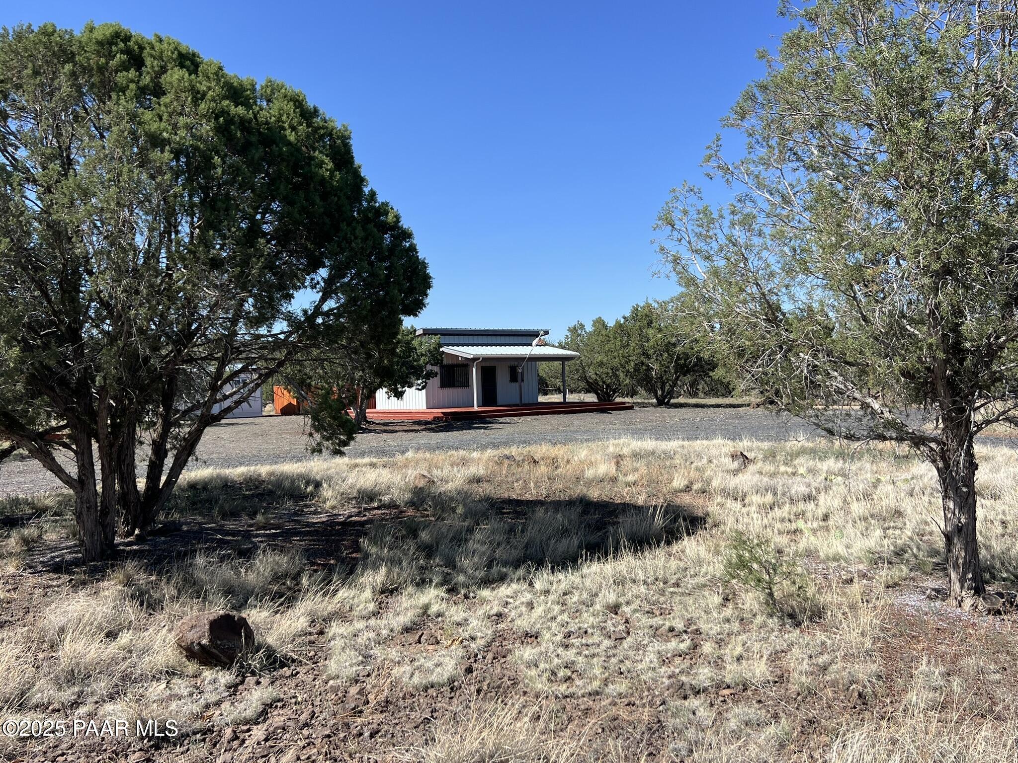 9188 Gleed Station Road Ash Fork, AZ 86320 - Photo 9 of 21 a view of a yard with a tree