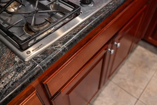 a view of wooden floor