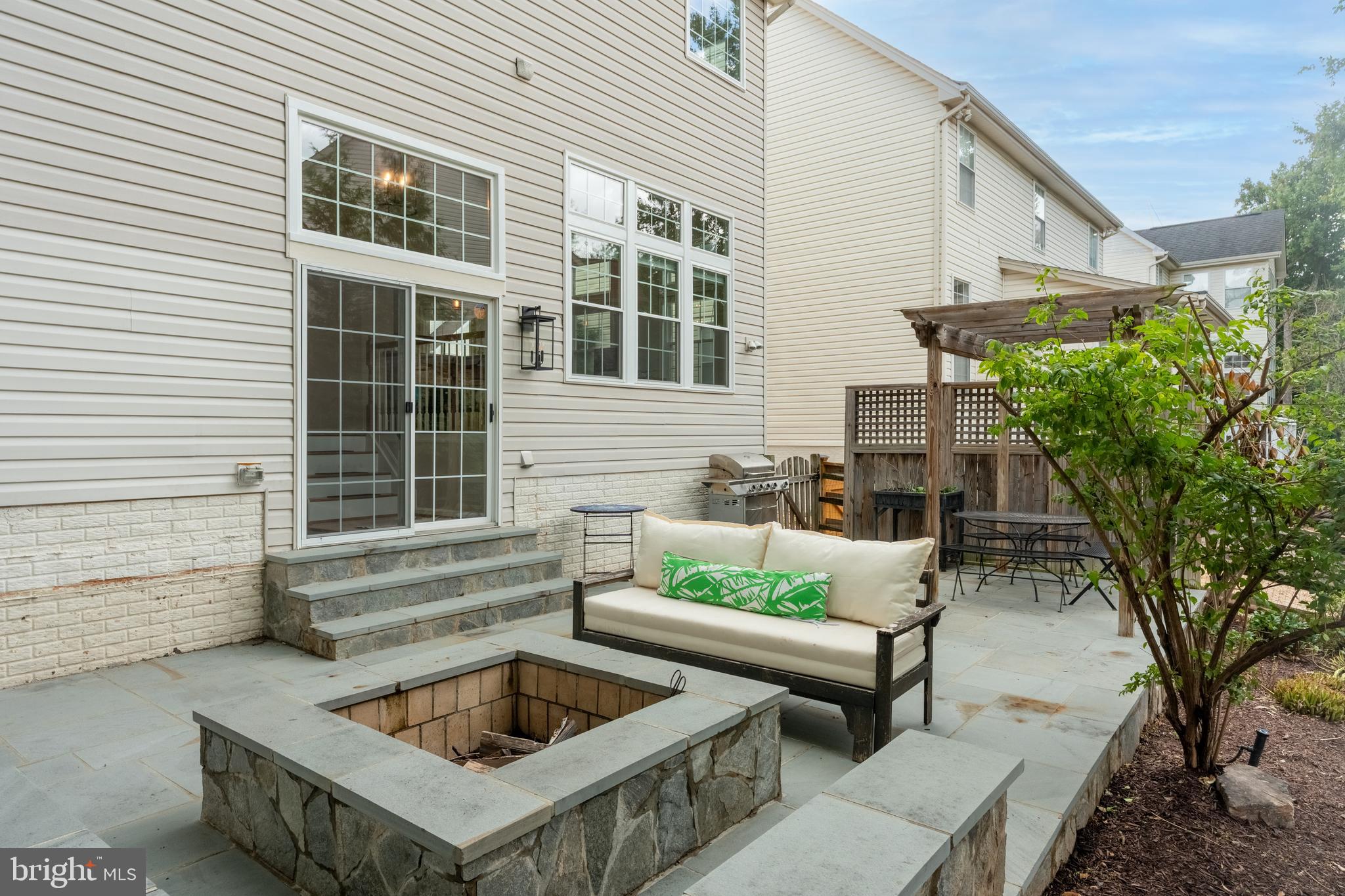 47543 Rippling Drive Sterling, VA 20165 - Photo 45 of 52 Flagstone Patio and Fire pit
