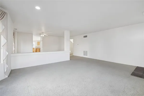 a view of an empty room
