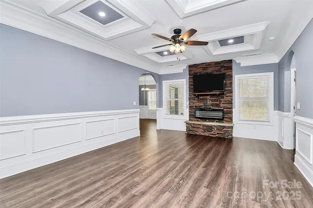 a view of livingroom with furniture wooden floor and window