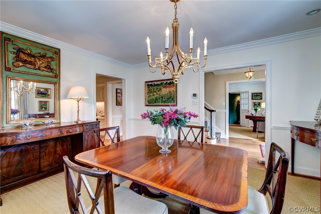 3910 Exeter Road Richmond, VA 23221 - Photo 14 of 39 Formal dining room off of entry and open to kitche