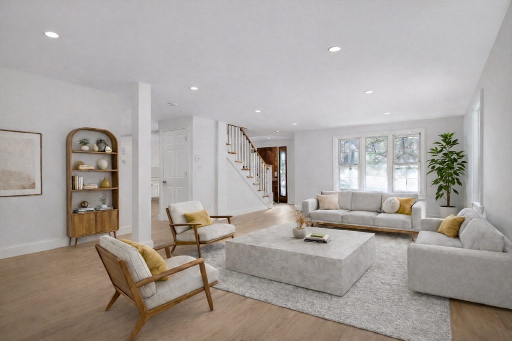 510 Common Street Walpole, MA 02081 - Photo 2 of 35 a living room with furniture and a large window