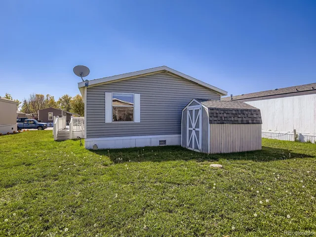 a view of a backyard with a garden