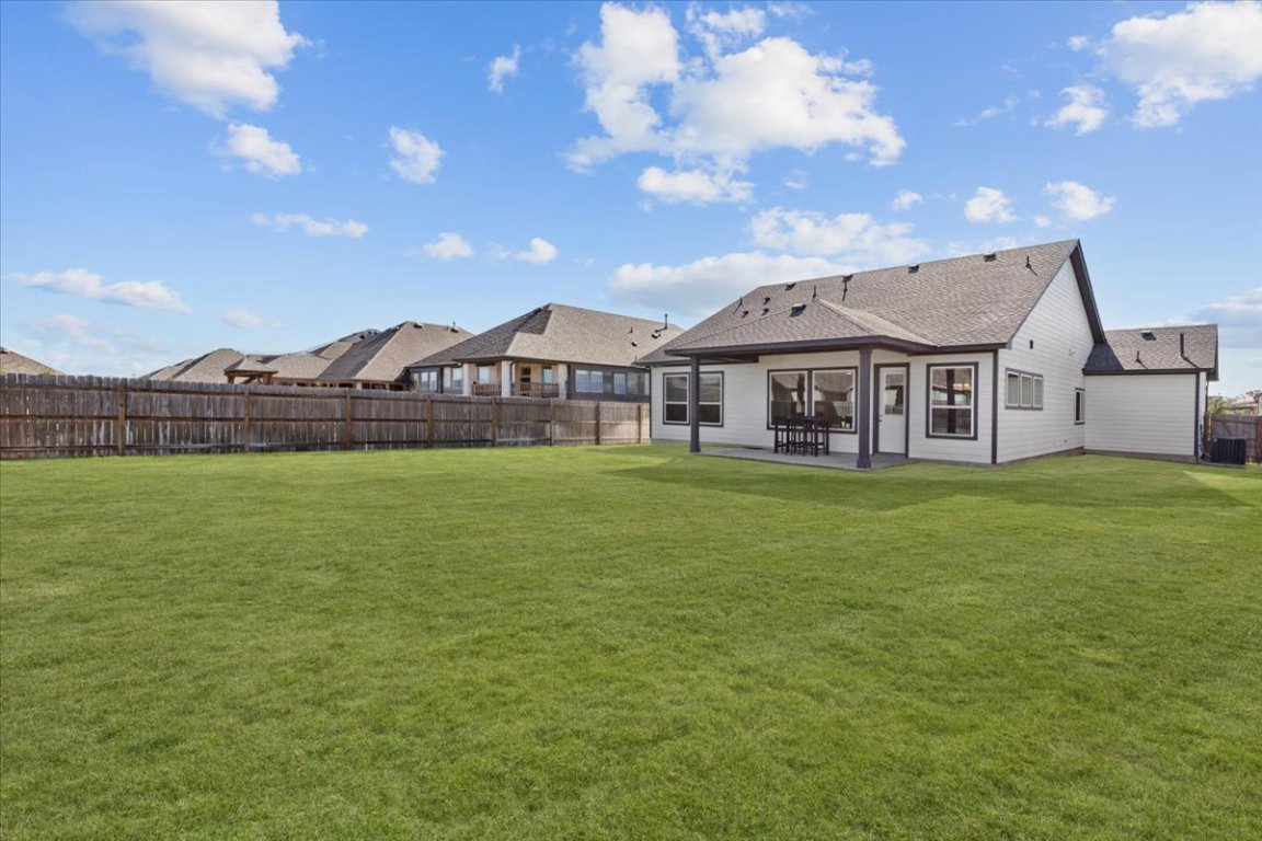 908 Knowles Drive Hutto, TX 78634 - Photo 26 of 37 a view of a house with a big yard
