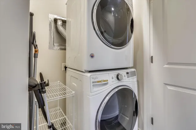 a view of a hallway with closet