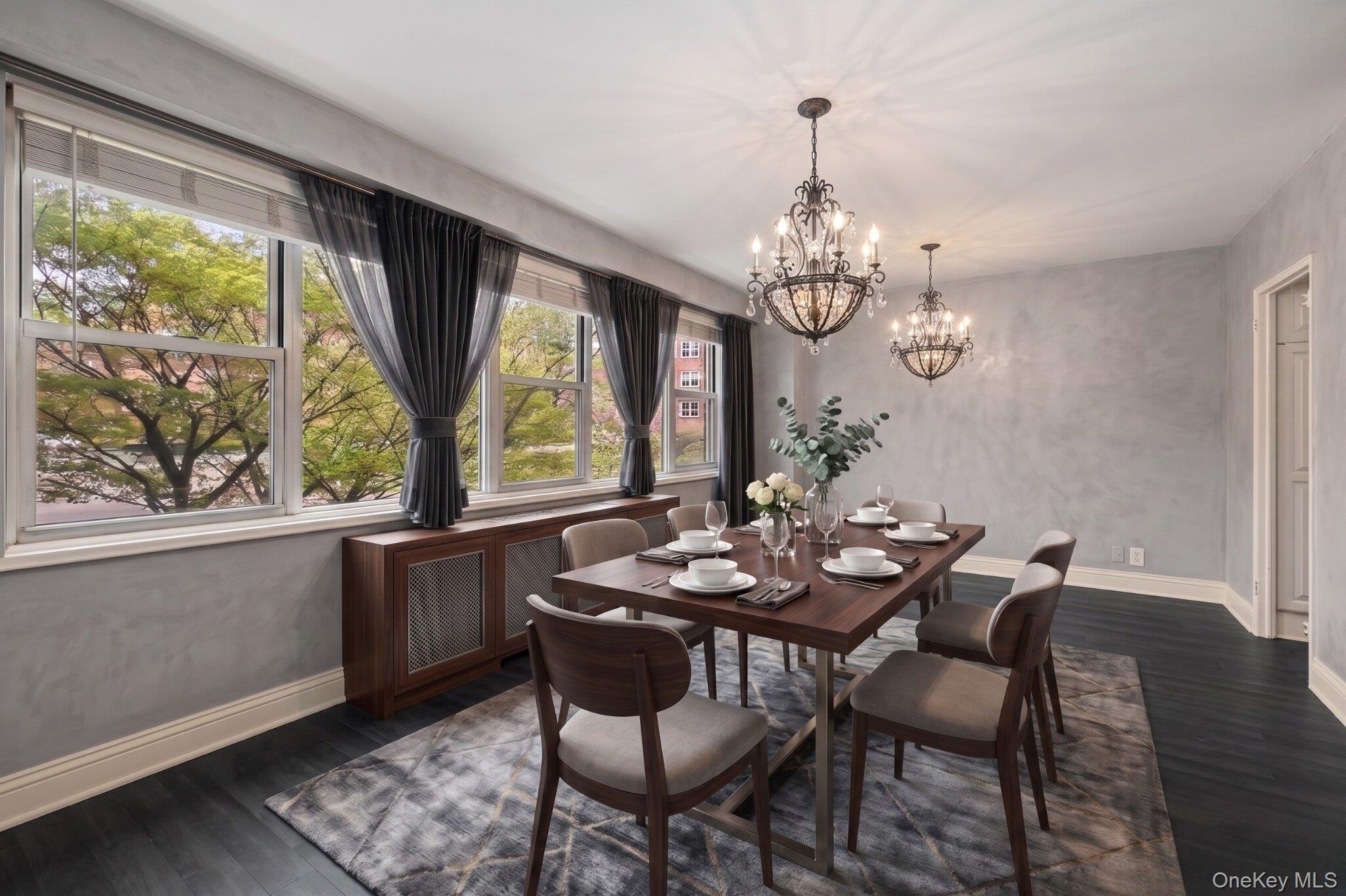 260 Garth Road, Unit 3K4 Scarsdale, NY 10583 - Photo 5 of 18 Virtually Staged Dining