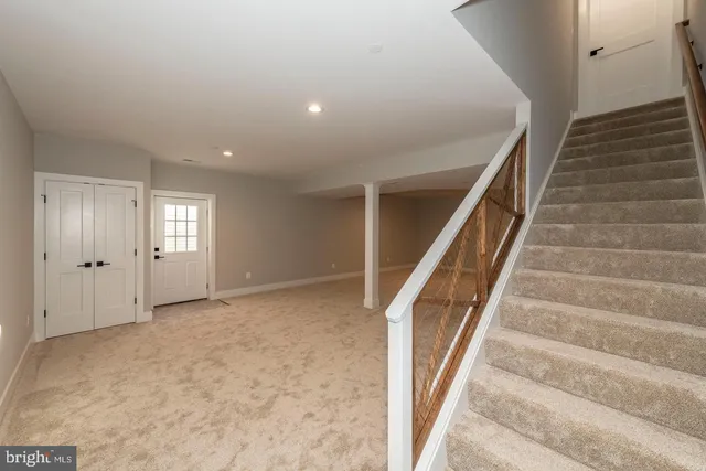 a view of an outdoor space and a mountain view