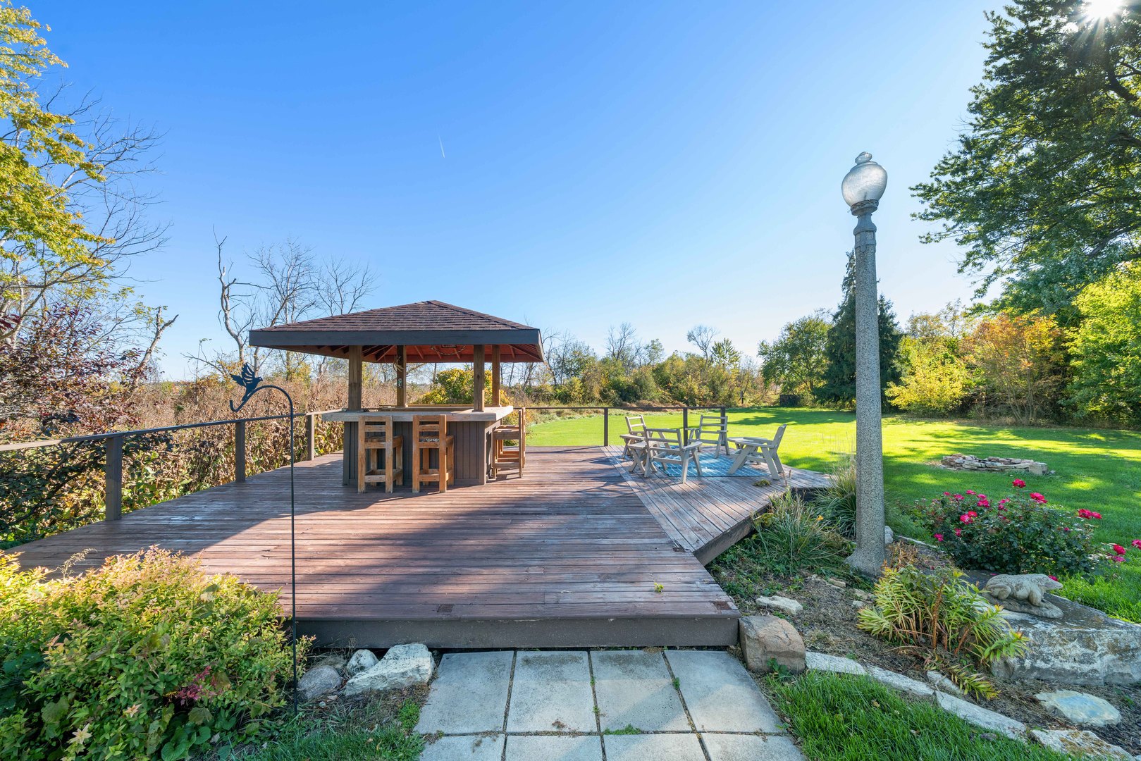 10266 Pritchard Road Hinckley, IL 60520 - Photo 25 of 41 a view of a park with sitting area