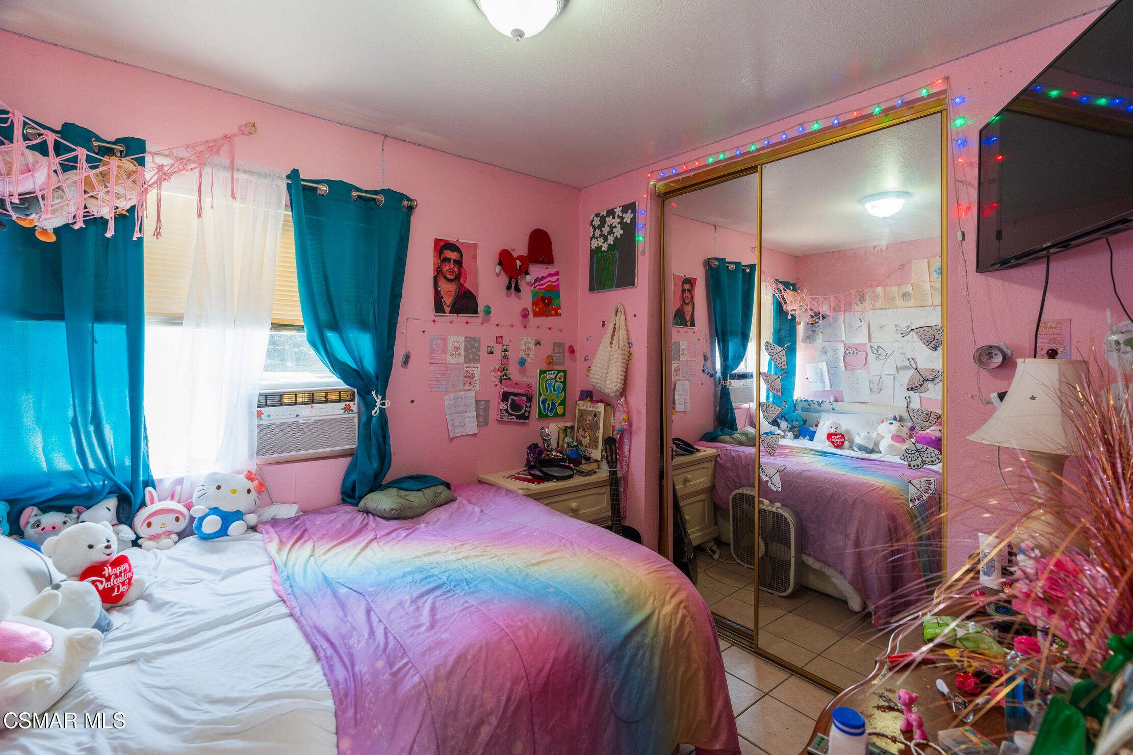 1917 Fitzgerald Road Simi Valley, CA 93065 - Photo 31 of 55 a bedroom with bed and a flat screen tv