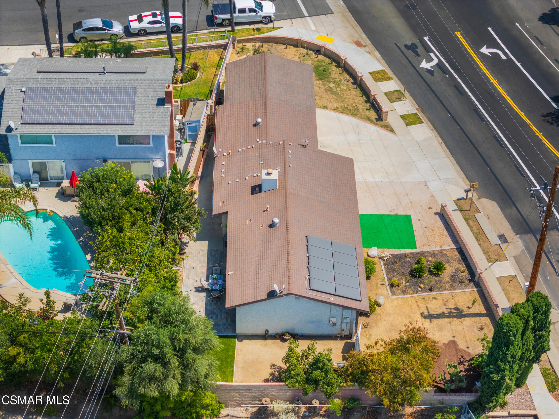 1917 Fitzgerald Road Simi Valley, CA 93065 - Photo 50 of 55 an aerial view of a house