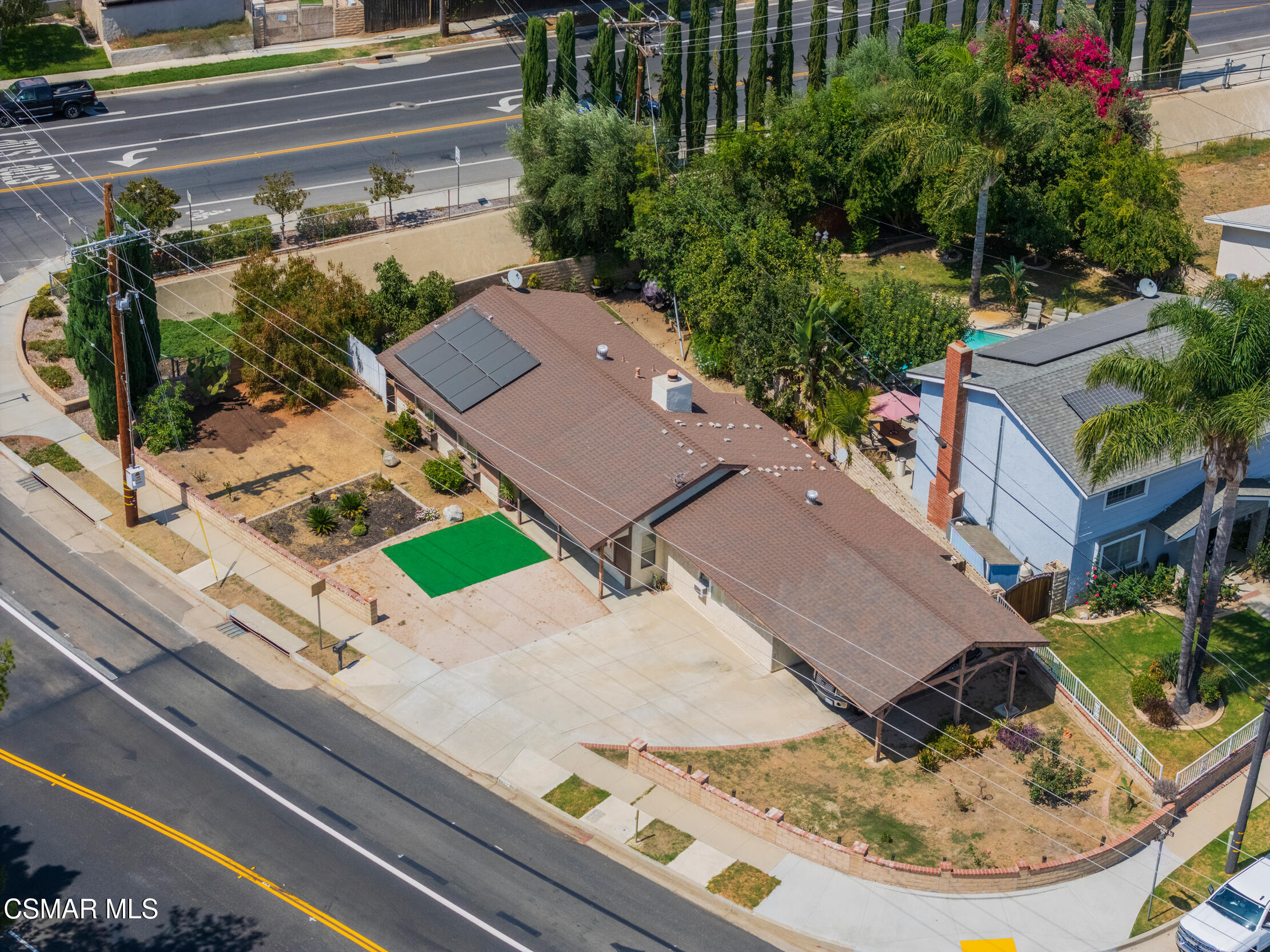 1917 Fitzgerald Road Simi Valley, CA 93065 - Photo 51 of 55 a view of a house with a patio