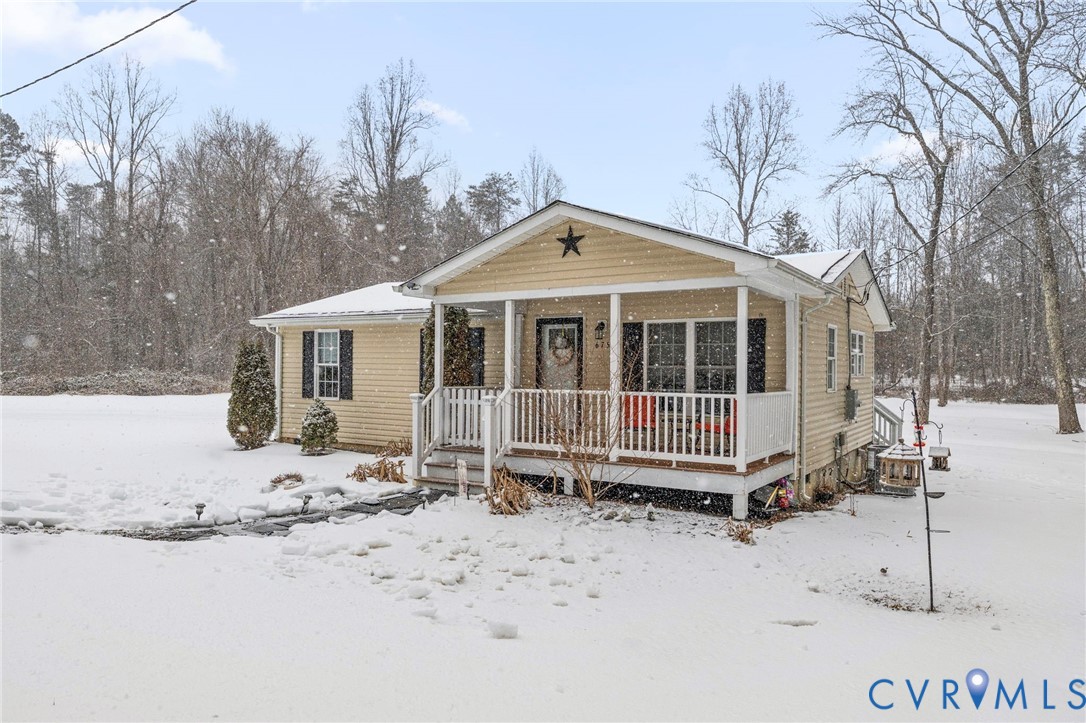675 Goldmine Road Louisa, VA 23093 - Photo 21 of 29 a front view of a house with a yard