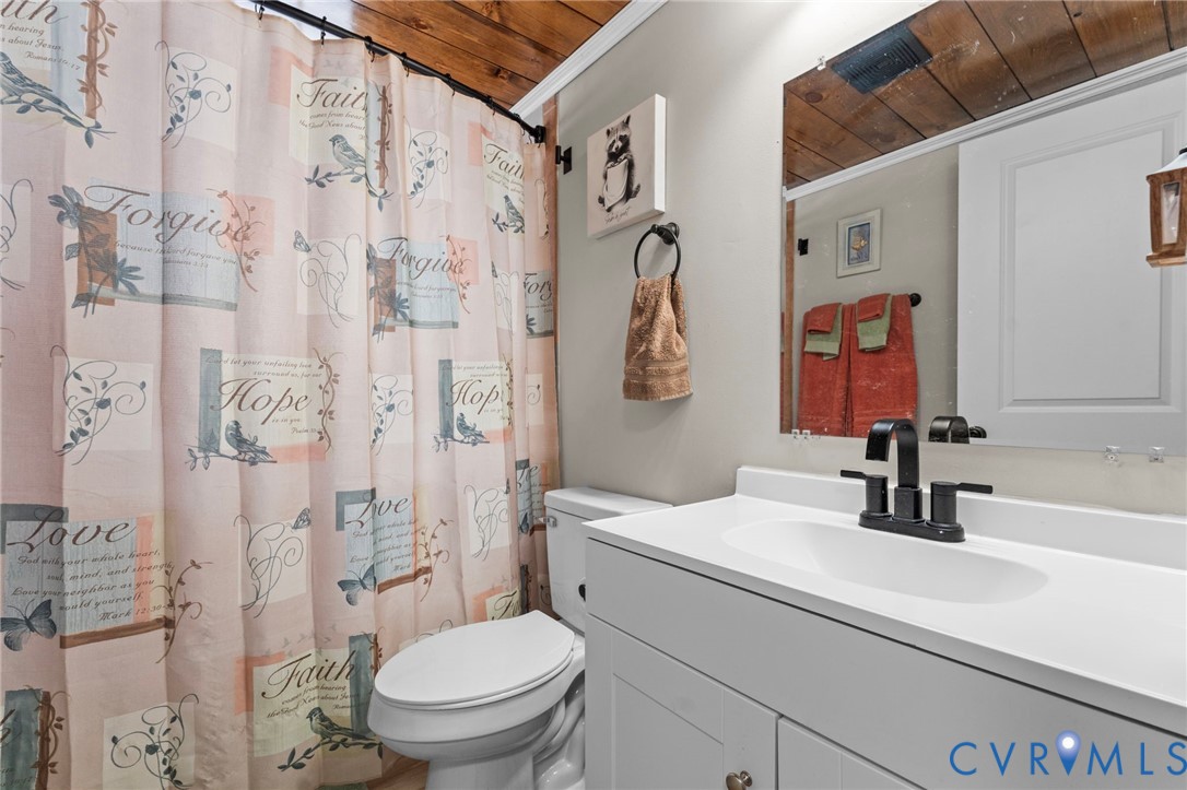 675 Goldmine Road Louisa, VA 23093 - Photo 7 of 29 a bathroom with a sink toilet and shower