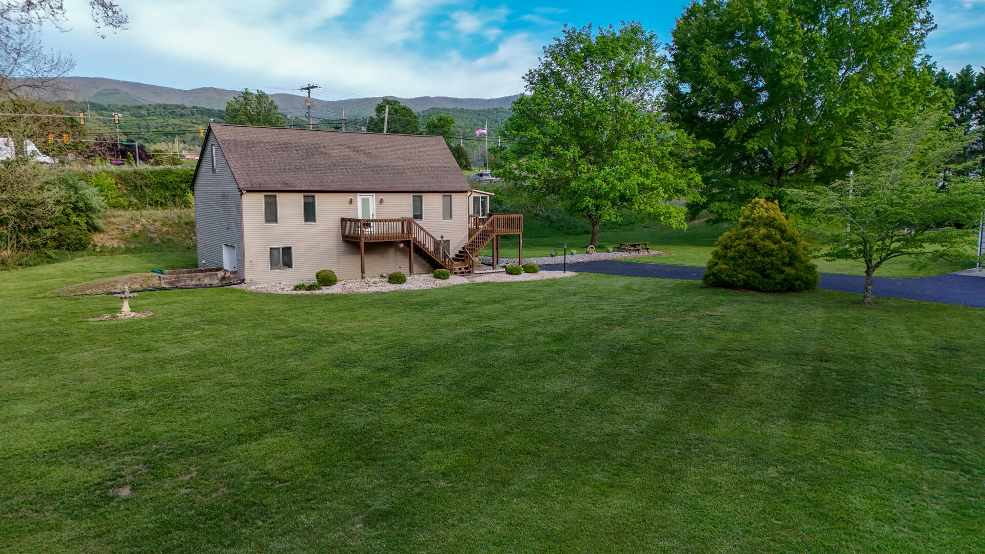 8796 Roanoke Road Elliston, VA 24087 - Photo 32 of 40 an aerial view of a house