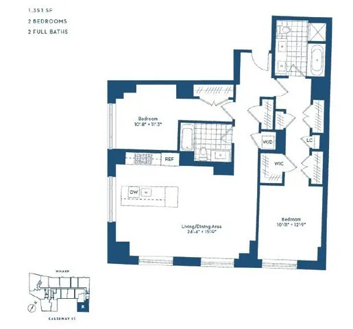 $1,349,000 | 100 Lovejoy Wharf, Unit 10K, Boston, MA 02114