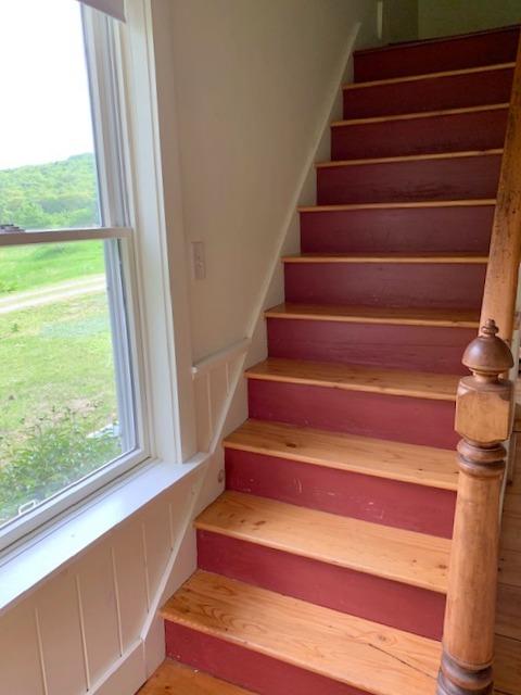 1100 Middle Road New Portland, ME 04961 - Photo 21 of 39 Rear stairs lead from central hall...
