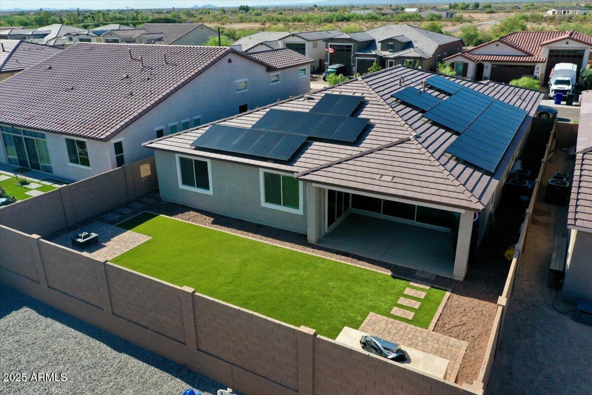 17593 West Red Fox Road Surprise, AZ 85387 - Photo 46 of 55 an aerial view of a house with a garden