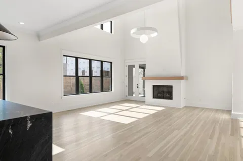 a view interior of the house and kitchen view