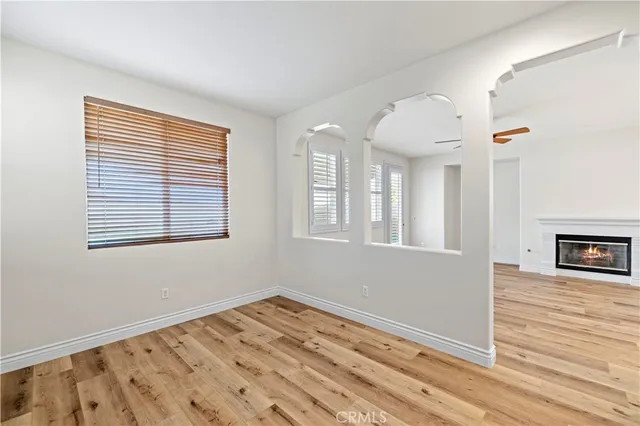 a view of a closet area with entryway