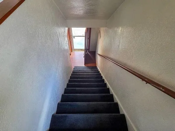 a view of small space with a window