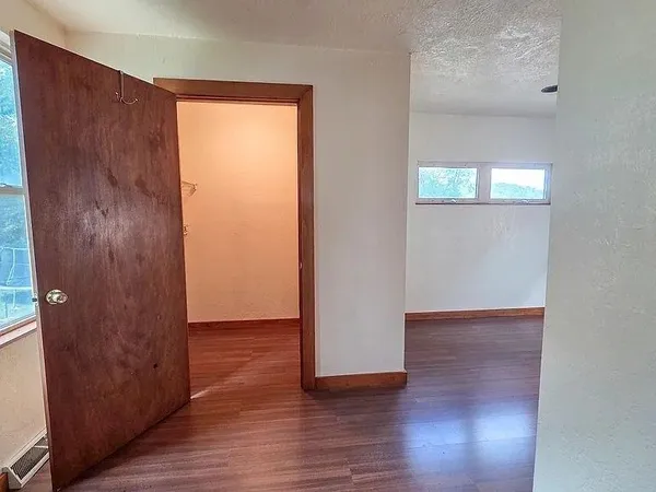 wooden floor in an empty room