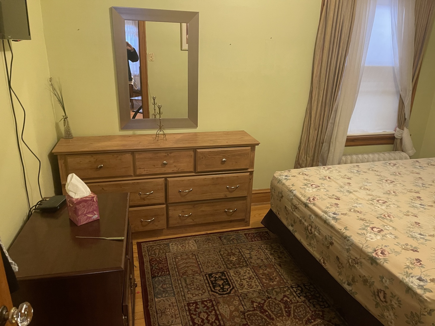5631 West Cornelia Avenue Chicago, IL 60634 - Photo 8 of 28 a bathroom with a sink and a mirror