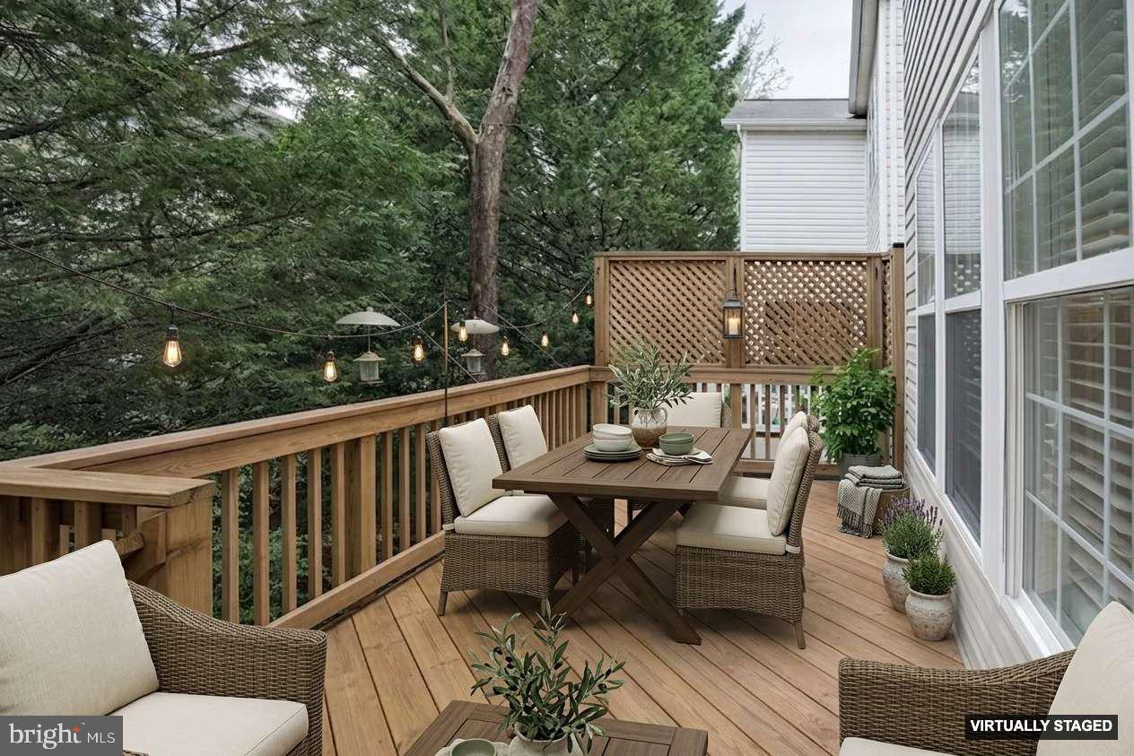 2448 Leyland Ridge Road Herndon, VA 20171 - Photo 29 of 32 Serene deck retreat amidst nature.