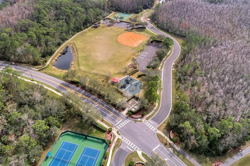 2541 Teton Stone Run Orlando, FL 32828 - Photo 71 of 82 an aerial view of a house with a swimming pool